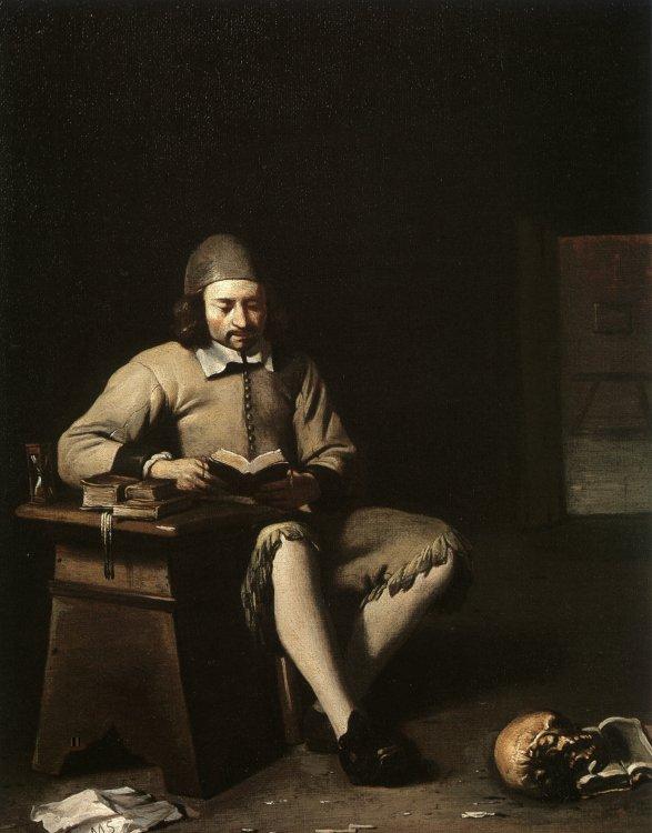 Michael Sweerts Penitent Reading in a Room